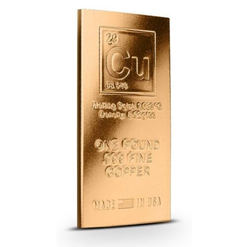 1 Pound Copper Bar - Elemental – D.B.Metals