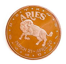 Load image into Gallery viewer, 1 oz Copper Round - Aries
