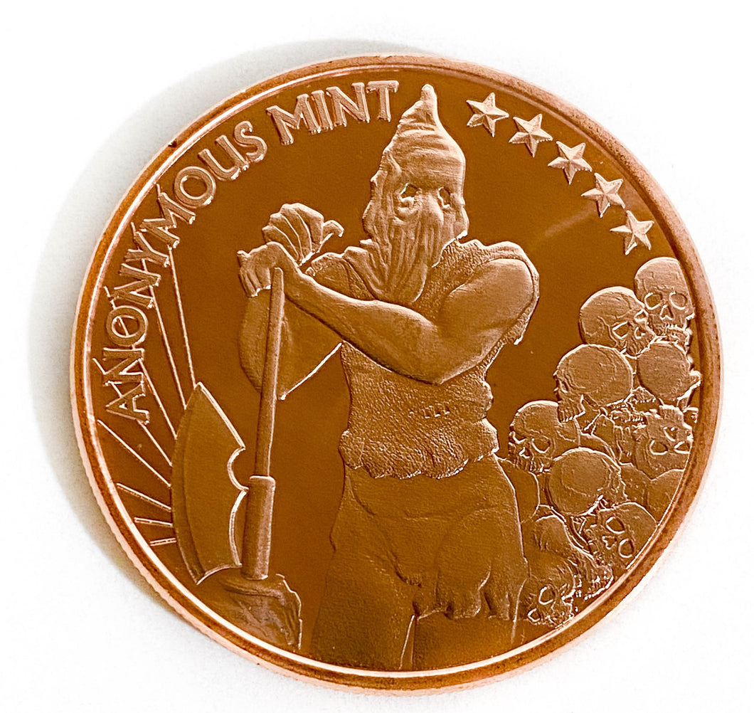 1 oz Copper Round - Executioner