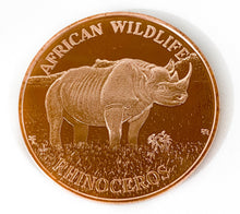 Load image into Gallery viewer, 1 oz Copper Round - Rhino
