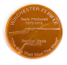 Load image into Gallery viewer, 1 oz Copper Round - Winchester
